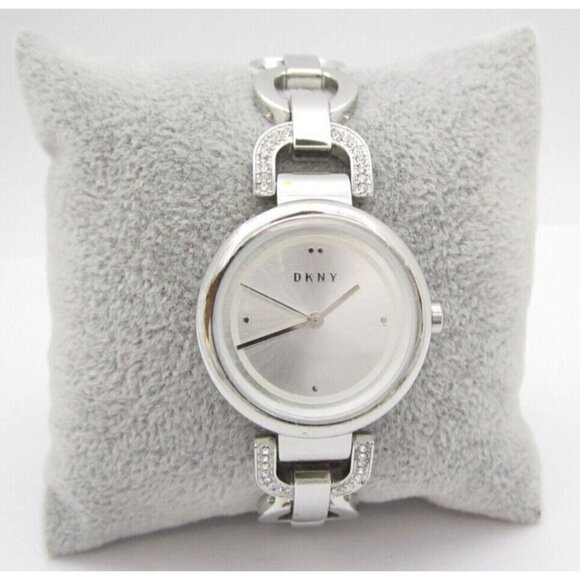 Women DKNY Quartz WR Analog 29mm Dial Round Watch (G701) "New Battery" - Picture 1 of 9
